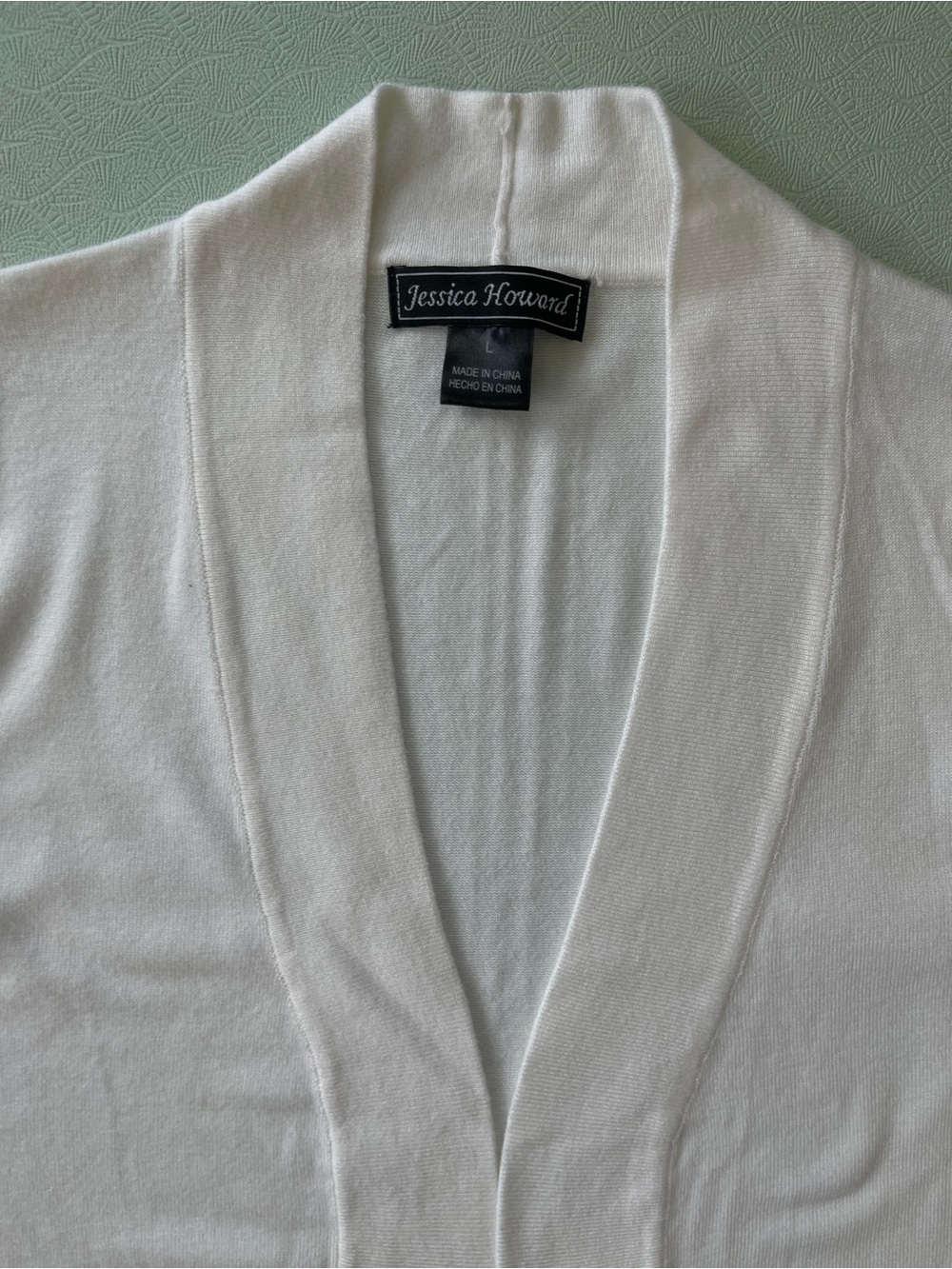 Jessica Howard White Open-Front Bolero Cardigan - Picture 2 of 7